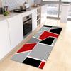 Геометрический кухонный ковер, коврик для двери, спальня, детская гостиная, ковер с татами, коридор, нескользящий коврик