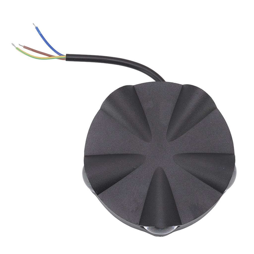 Wall Sconce LED Simple Round Aluminum Outdoor Waterproof Black Wall Light 5W 5LED Five Sides