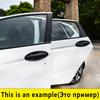 for Honda Civic 10 2016 2017 2018   4 PCS Exterior Carbon Fiber Door Handle Cover Catch Trim Car Cap styling Accessories