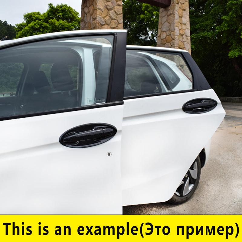 for Honda Civic 10 2016 2017 2018 4 PCS Exterior Carbon Fiber Door Handle Cover Catch Trim Car Cap styling Accessories