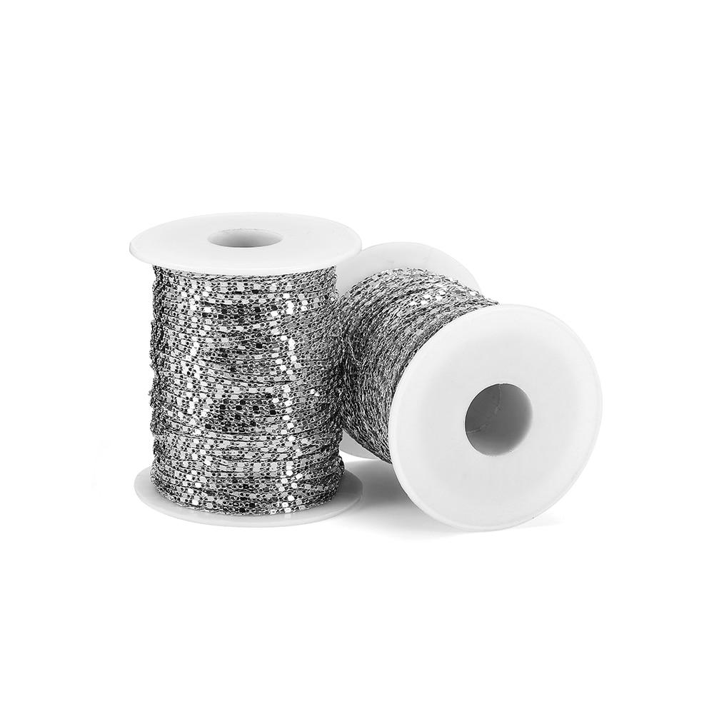 5 м/лот 1,6 мм металлические медные серьги ножной браслет Neackalce цепочки аксессуары для браслета DIY ювелирные изделия товары для рукоделия