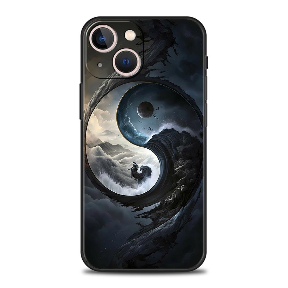 Чехол для телефона с изображением пейзажа для iPhone 16 13 15 14 12 11 Pro MAX XR X SE XS 7 8 Plus Мягкий ТПУ Чехол-оболочка