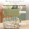 Six-Piece Double-Layer Vegetable Washing Basket and Colander Set for Kitchen and Living Room