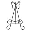 Black Photo Frame Stand Vertical Metal Medal Display Holder Solid Flat Support Desktop Photo Holder Home Decoration