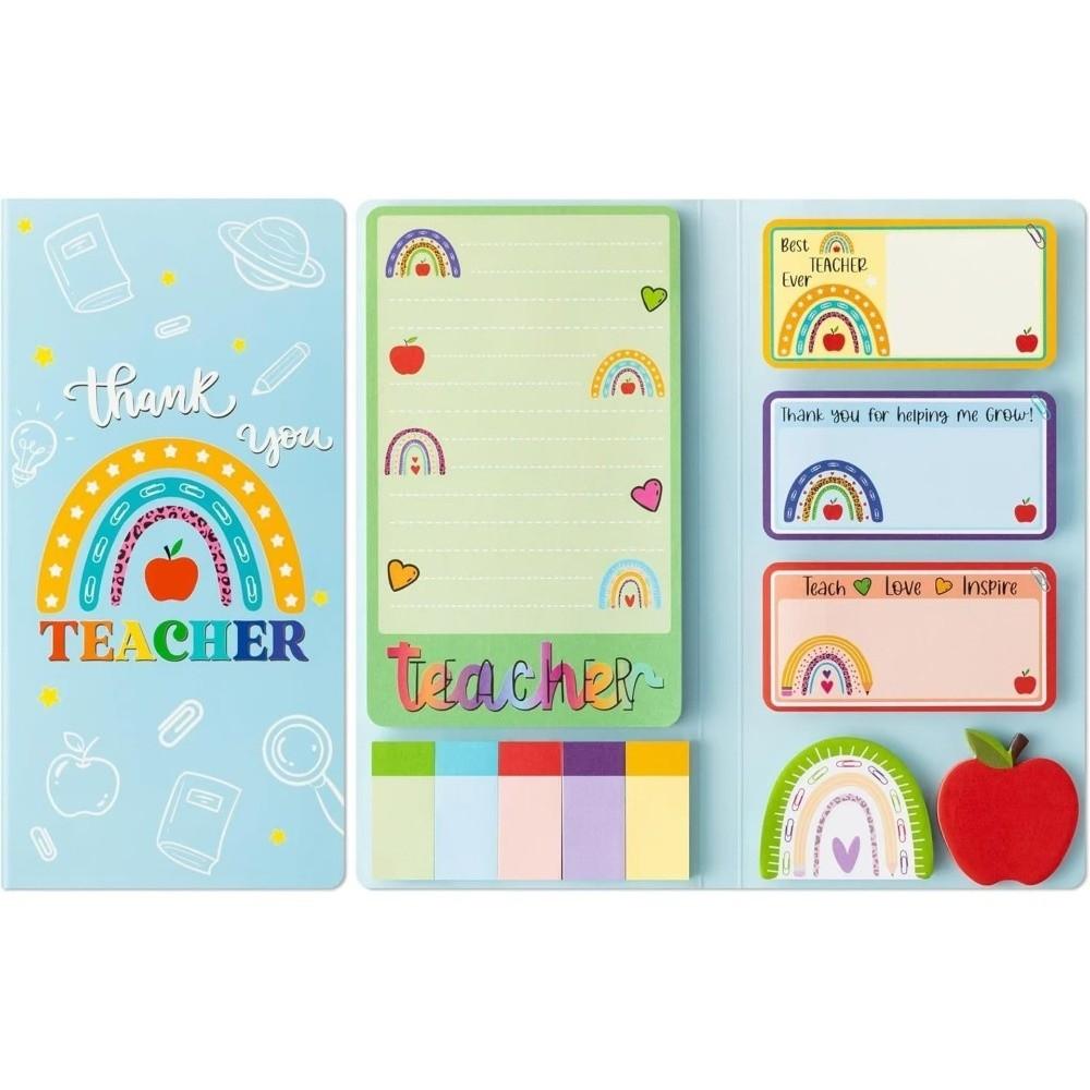 Colorful Pocket Notepad Dog Cat Self-Adhesive Notes Handbill Stickers Office Supplies