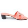 Excellent HERMES Mule Oasis Suede leather sandals with jewels Orange series 37 Used