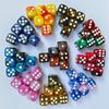 10pcs/set 16MM Multi Color Point Dice Acrylic Digital Dice for Dnd Rpg Cthulhu Running Team Table Game Board Game Dnd Dice Set