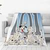 Super Soft Blankets Camping 101 Dalmatians Throw Blanket Flannel Bedspread For Living Room Comfortable Sofa Bed Cover