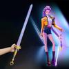 Охотник на демонов из KPop Руми Косплей Длинный меч Реквизит Взрослый Фантазия Маскарад Меч Реквизит Хэллоуин Карнавал Аксессуары для костюма