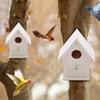 Creative Wooden Birdhouse Solid Wood Birdhouse Kit DIY Small Birdhouse Ornament Birdfeeder Decoration Crafts