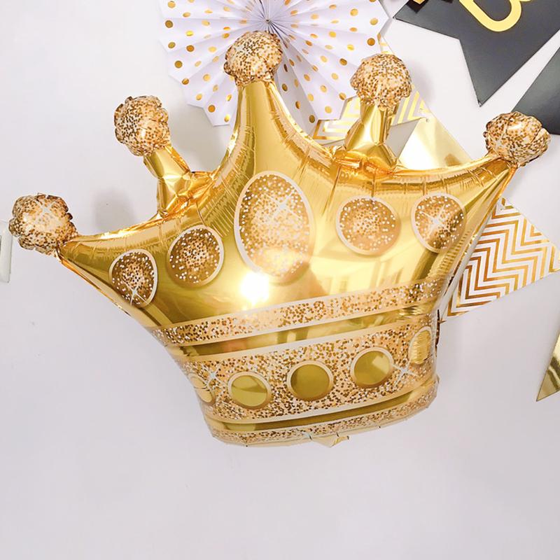 Diverse Styles Big Size Silver Gold Crown Ballons On The For Surprise Decoration Event Supplies KTY