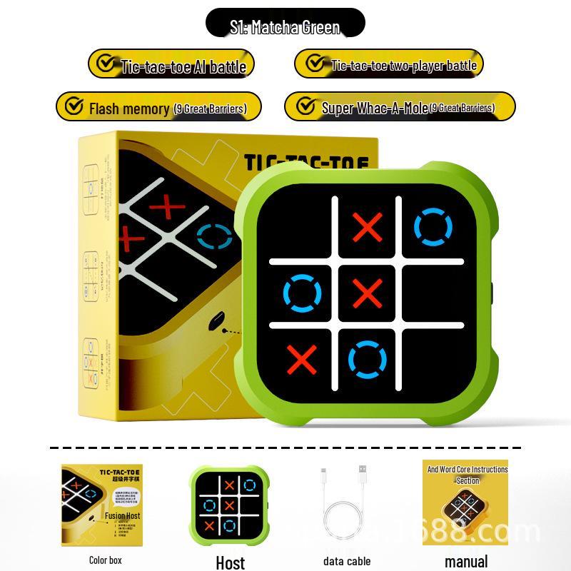 TikTok-Style Cross-Border Tic-Tac-Toe and Gomoku Multifunctional Children's Chessboard Game Set