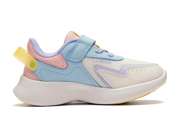 Li Ning YOUNG Противоскользящие износостойкие детские повседневные туфли Классические, Color Block Детские YKNS114-2