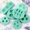 Modern Fondant Mold Heat-resistant Multi-use Flower Reusable 24 Styles Shape Silicone Baking Mold for Valentine's