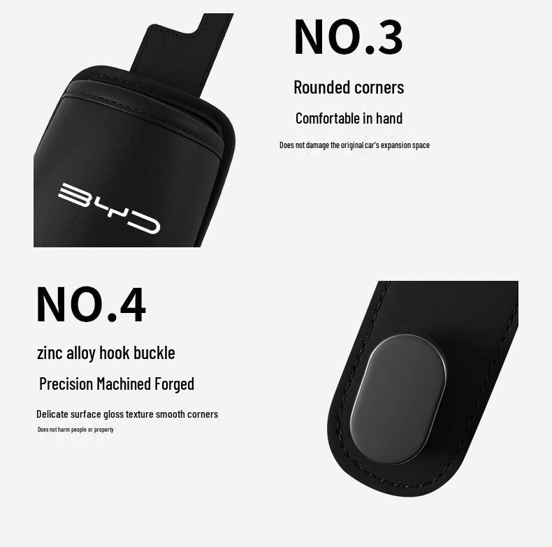 Крючок-держатель для стакана и хранение для моделей BYD: Han, Pro, Dolphin, Song Plus, Yuan EV, Seagull, Seal, Qin DMi