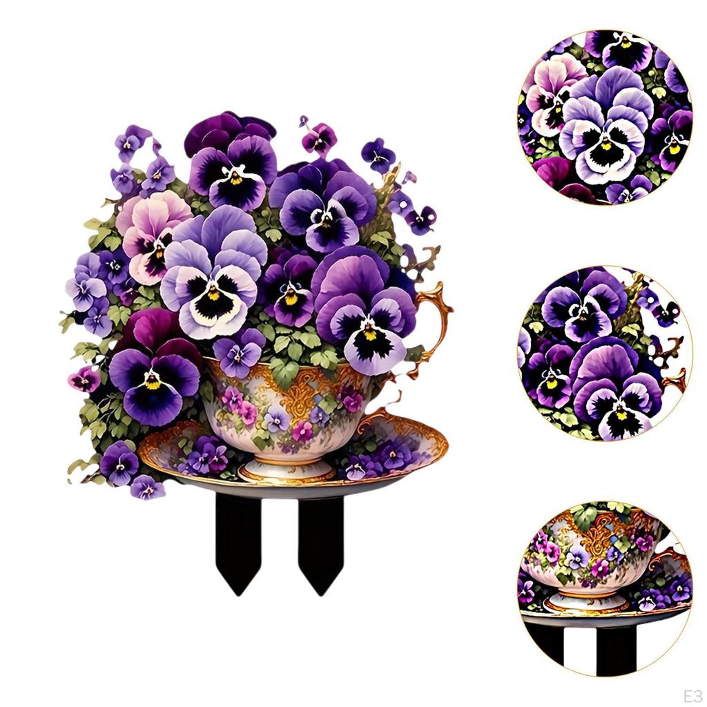 Акриловая садовая панель для наружного декора