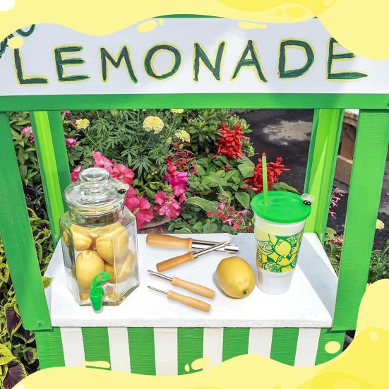 4 шт. Пробойник для соломинки, пробойник для отверстий в крышке стакана для лимонада, для соломинки, из нержавеющей стали, пробойник для отверстий для соломинки, инструмент для пробивания крышки стакана