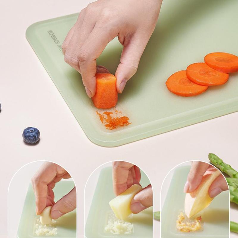Двусторонняя антимикробная разделочная доска Кухонная бытовая Вспомогательная доска для детского питания Тонкий раздел Плесень-устойчивые разделочные доски
