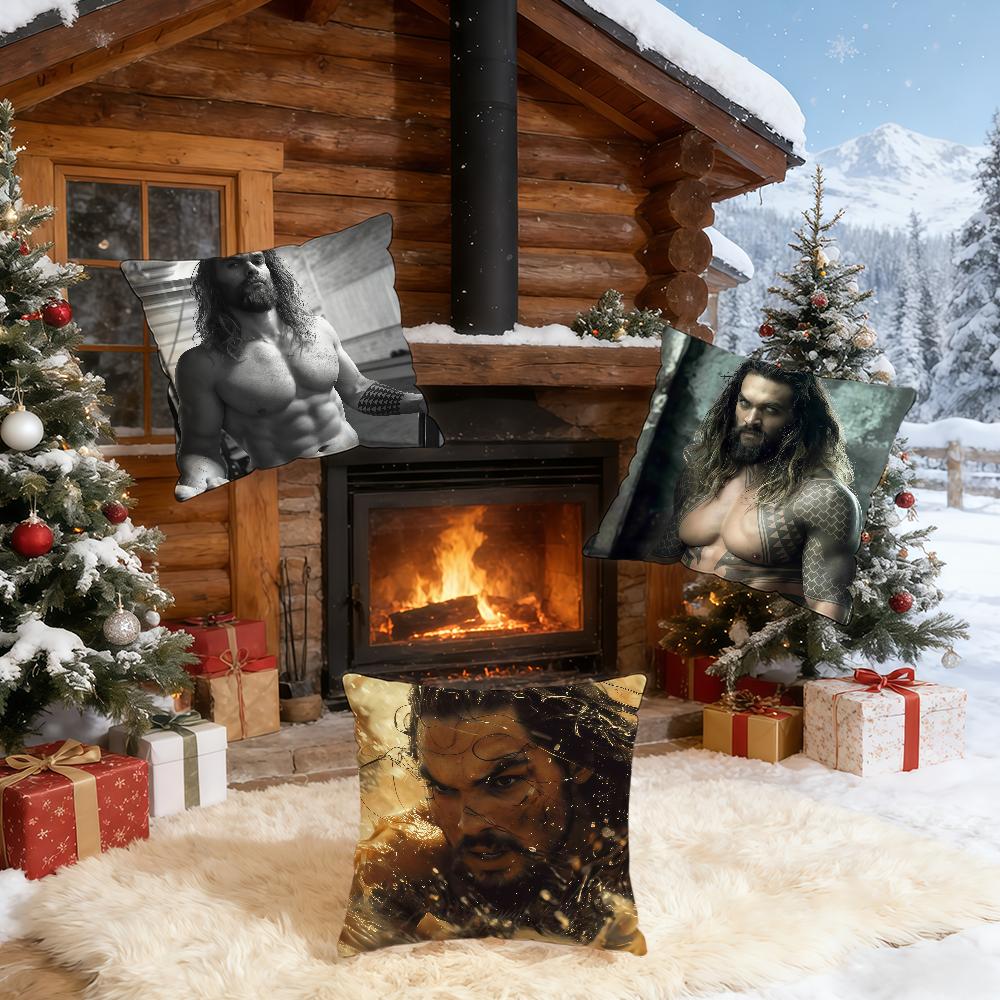 Actor JJason Momoa cushion cover Home Bedding Sofa living Room pillowcase Simple Soft Skin Cushion Cover Party Gift