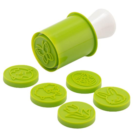 Набор рождественских штампов для печенья, 6 видов, формочки для печенья, плунжер, антипригарное покрытие, самодельная форма для тиснения рождественского печенья, тиснитель для шоколадной помадки