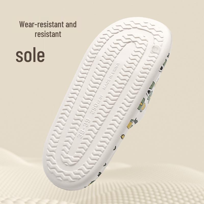 Unisex Summer Soft-Soled Slippers: Cushioned and Slip-Resistant for Home or Outdoor Wear