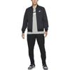 Nike Сплошной цвет с логотипом и воротником-стойкой, мужская куртка с длинными рукавами, черная DM6822-010