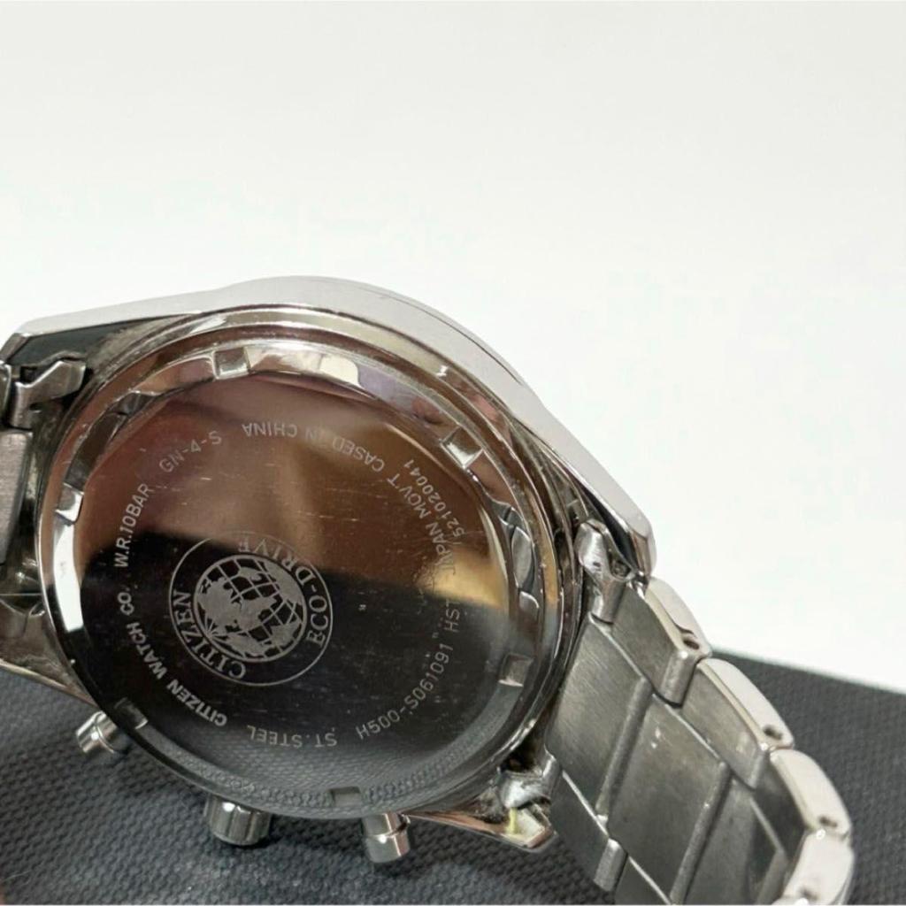 Б/у Часы CITIZEN Citizen Collection Eco Drive H500-S061091 Солнечные Серебристый Черный Циферблат Мужские