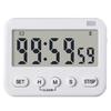 K&Z Multifunctional Kitchen & Study Timer, Counts Up & Down for Up To 100 Hours - Ultra-Large Screen - Digital Clock & Alarm Functions, Loud Volume, S