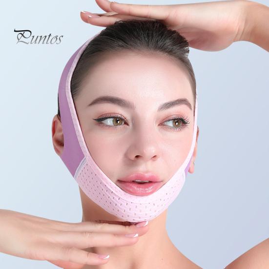 Женский ремешок для подбородка с регулируемой лентой-застежкой, мягкий дышащий редуктор для двойного подбородка, красивая повязка для скульптуры лица