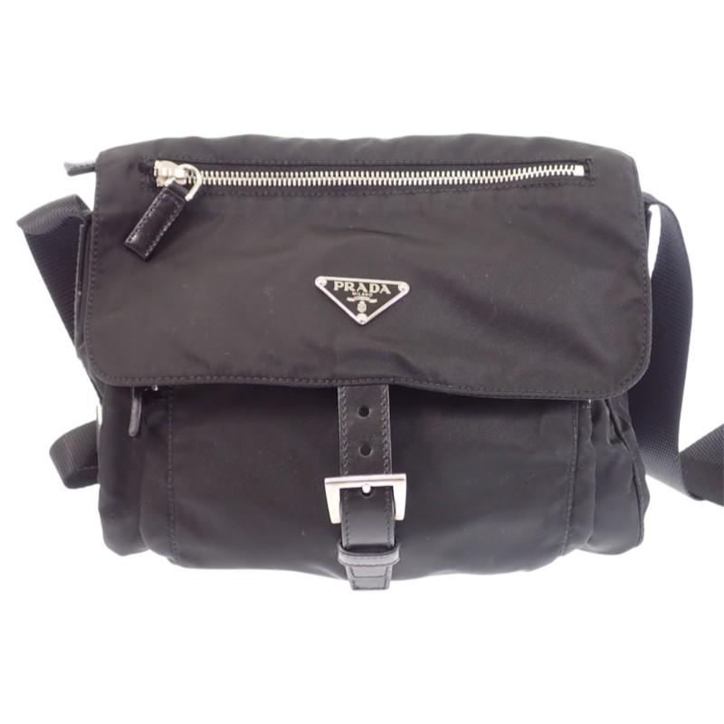 PRADA  BT8994 Shoulder Bag black Nylon mens