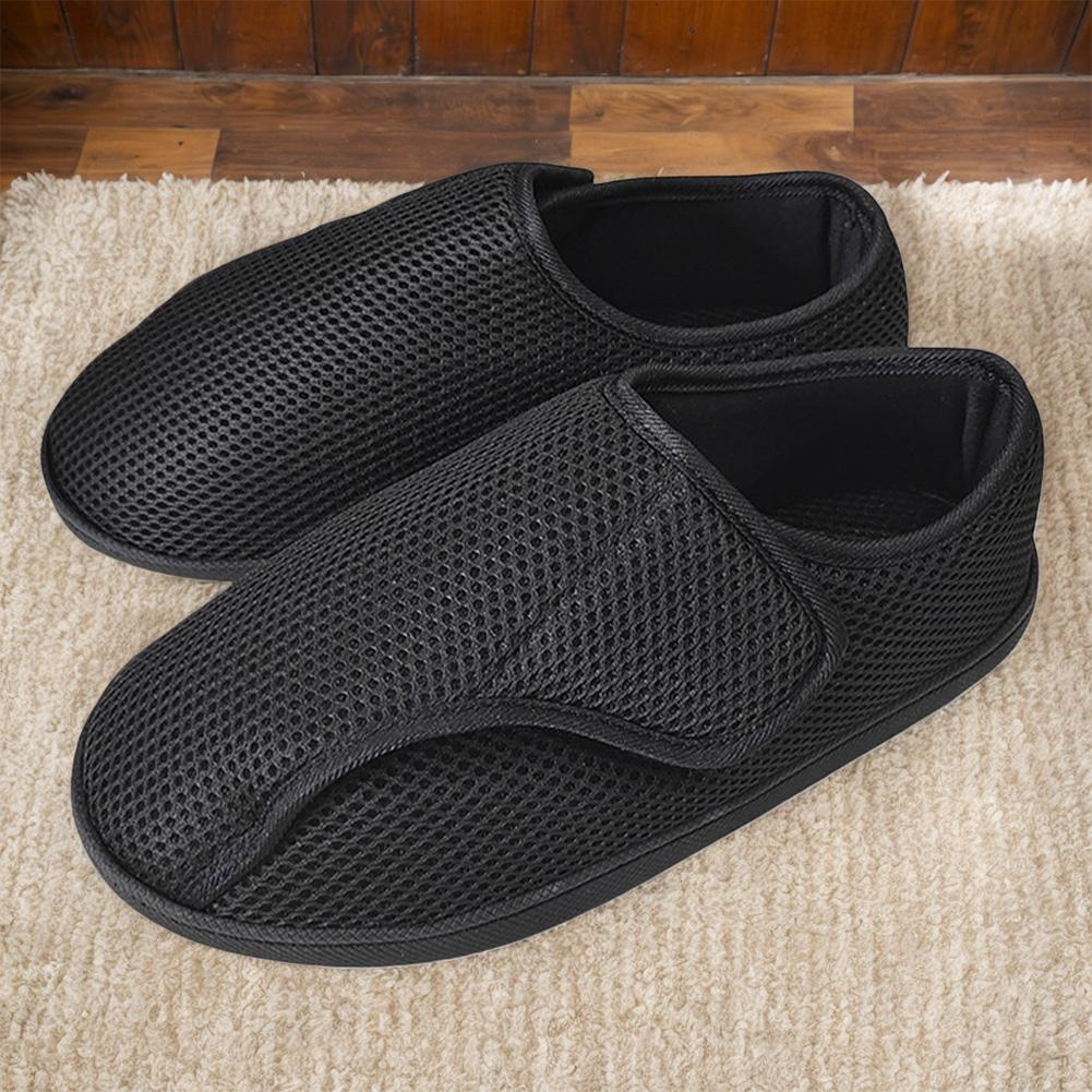 Женские и мужские диабетические туфли с регулируемой застежкой для отечных ног