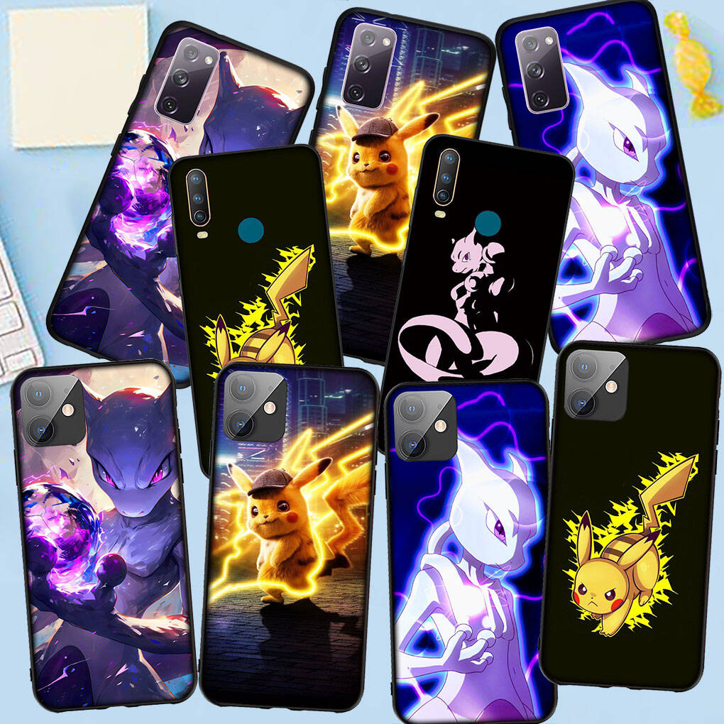 Чехол для телефона для iPhone 17 16 15 Plus Xiaomi Poco F8 F7 X7 X6 M8 C85 C75 Redmi Note 14 12 11 13 Pro Max A4 14C 13C 15C Pokemon Pikachu Mew Mewtwo Чехол