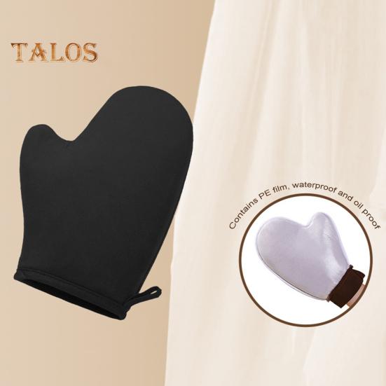 Перчатка-автозагар, двусторонняя перчатка-аппликатор для лосьона для тела, водонепроницаемая, износостойкая, быстросохнущая, флокирующаяся, перчатка для макияжа