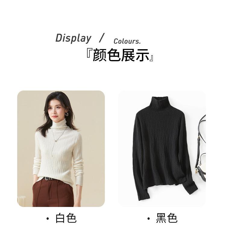 Soft and comfortable warm pullover top [100% cashmere] Autumn cashmere sweater