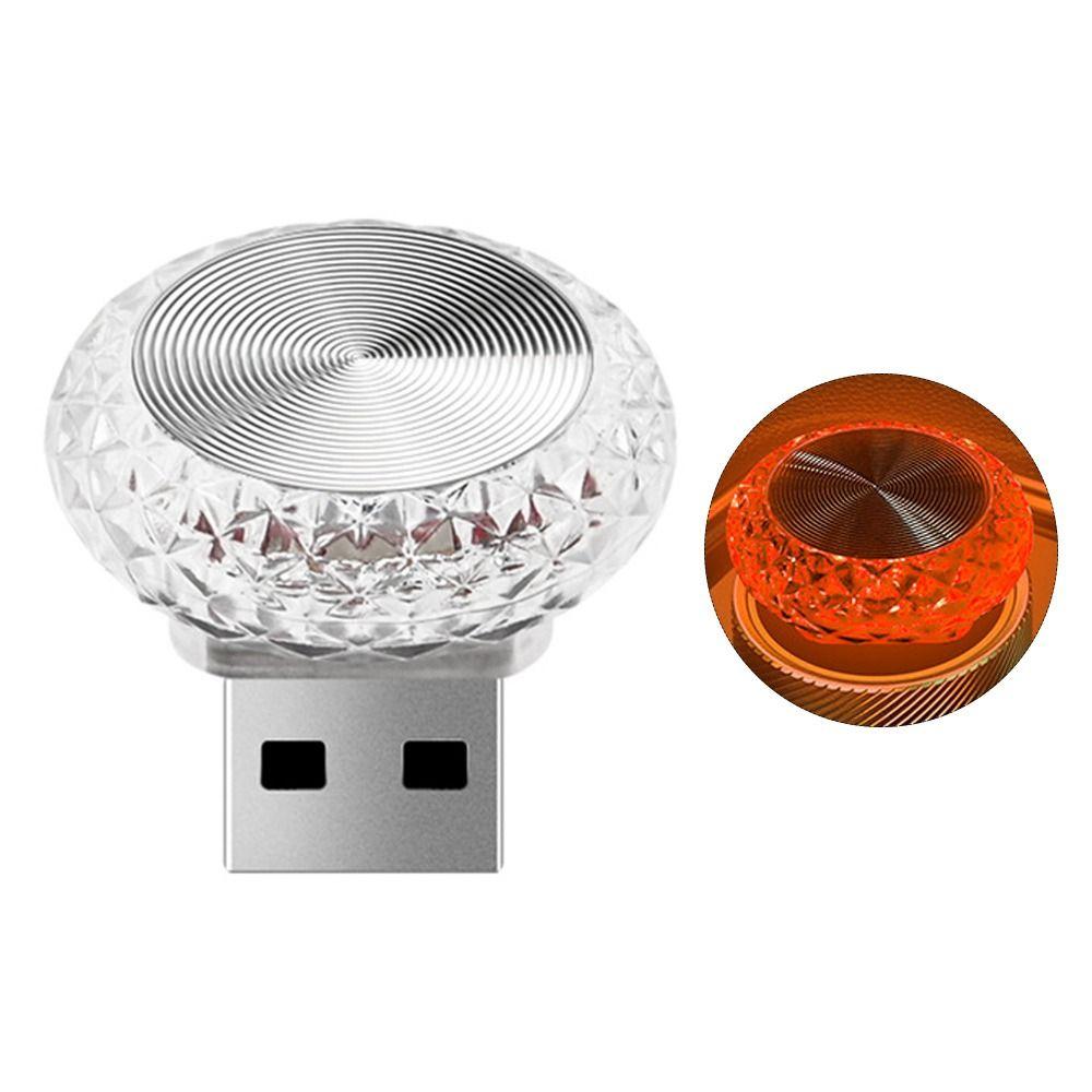 Portable USB Ambient Light Plug Play Auto Interior Light Colorful Car Atmosphere Lamps
