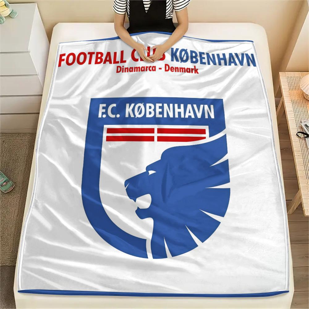 F.C. København  FlAannel Blanket, High quality Comfortable for All Seasons, Home Decor, Warmth and Comfort