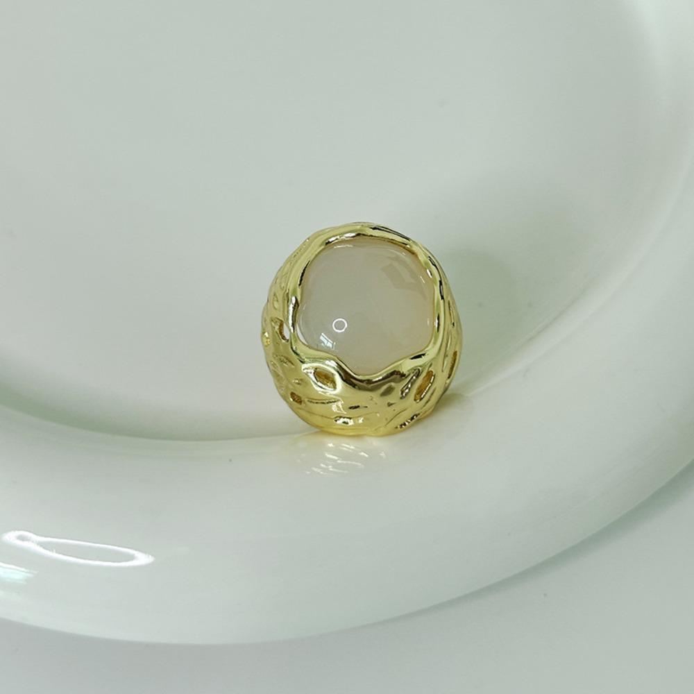 Полый дизайн Геометрическое полое кольцо Металлический материал Кольцо личности Модный аксессуар