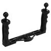 Dual Handle Tray Stabilizer Rig Diving Underwater Camera Housing Case Tray Mount for Nikon