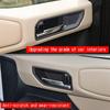 One set Carbon Fiber Texture ABS Door Cup Panel & Inner Handle Frame for Toyota Interior