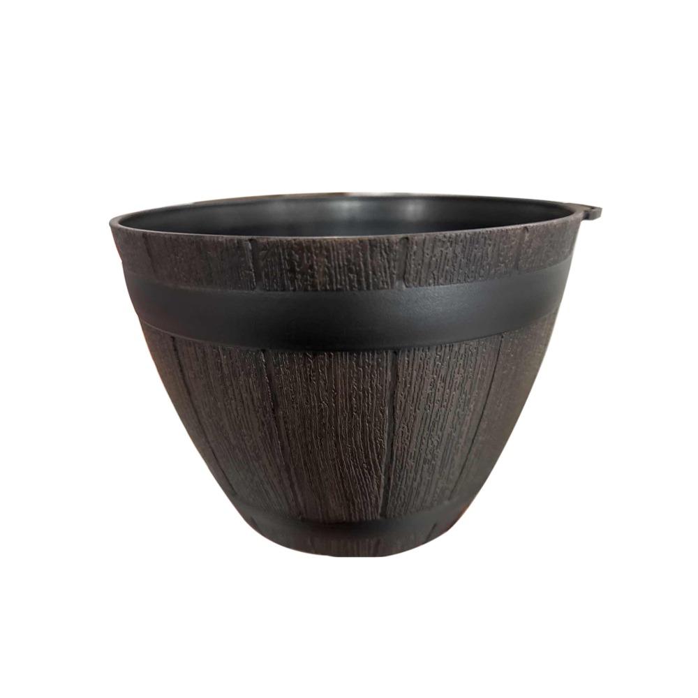 Breathable Round Flower Pot Decorative Flower Bucket Ornament Flower Arrangement