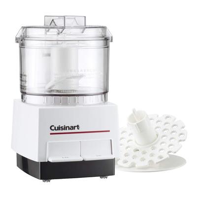 CUISINART Компактный кухонный комбайн S для 1-2 человек 2 функции в 1 для приготовления пищи Белый (резка/измельчение/терка) Экономия времени DLC-052J