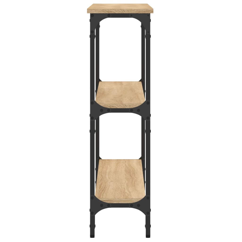 Console Table Sonoma Oak 100x22.5x75 cm Particleboard