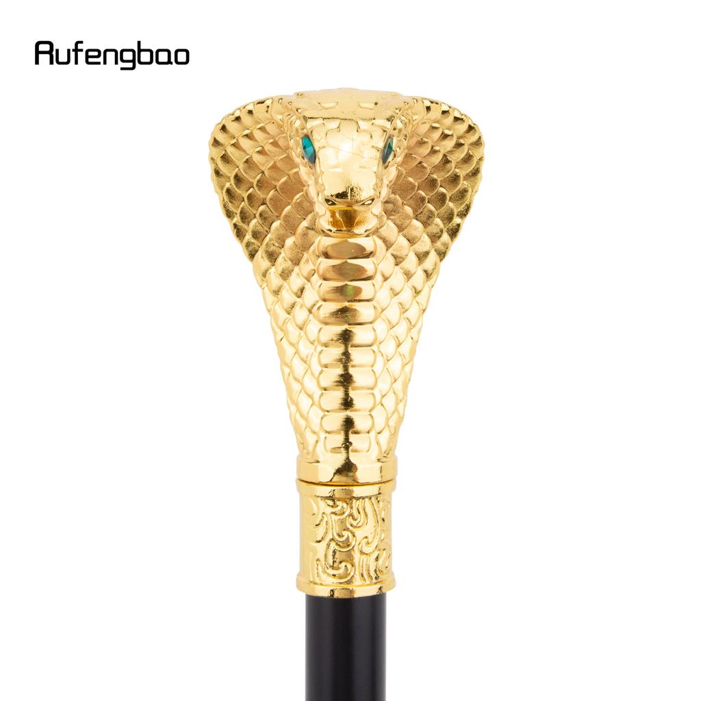 Золотая Роскошная Ручка в виде Кобры Модная Трость для Вечеринки Декоративная Трость Элегантный Набалдашник-Посох Трость 94см