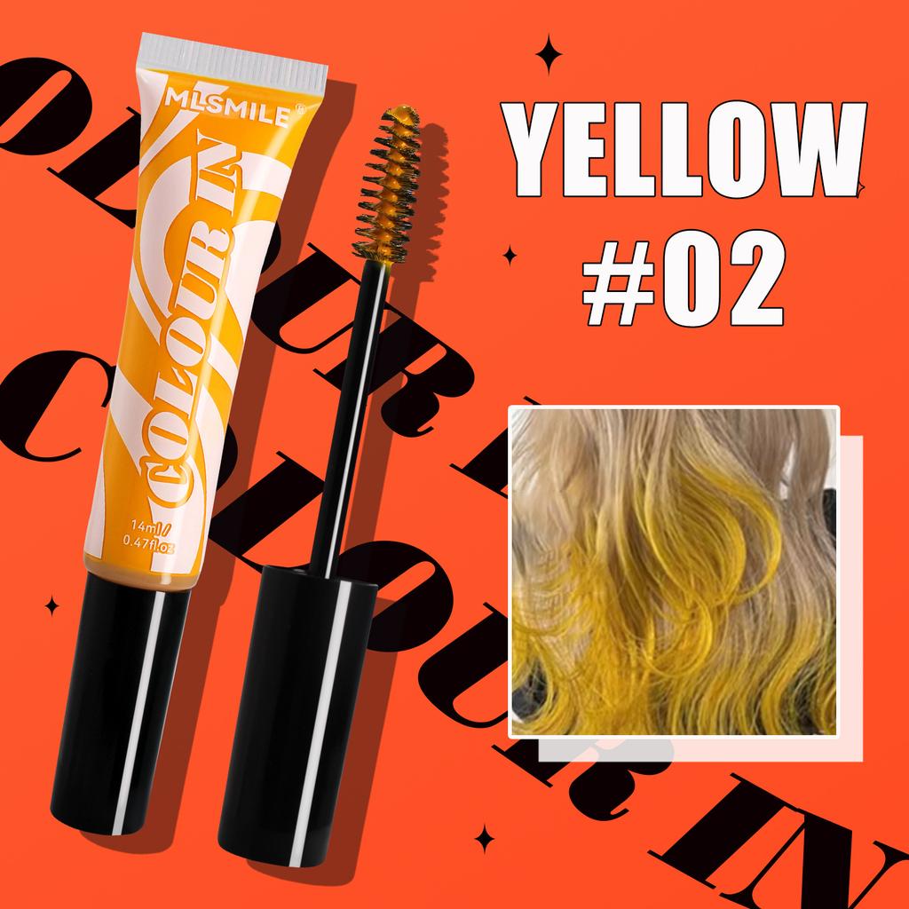 Одноразовая краска для волос красного, желтого и синего цвета, крем для бровей Cos Stage Makeup