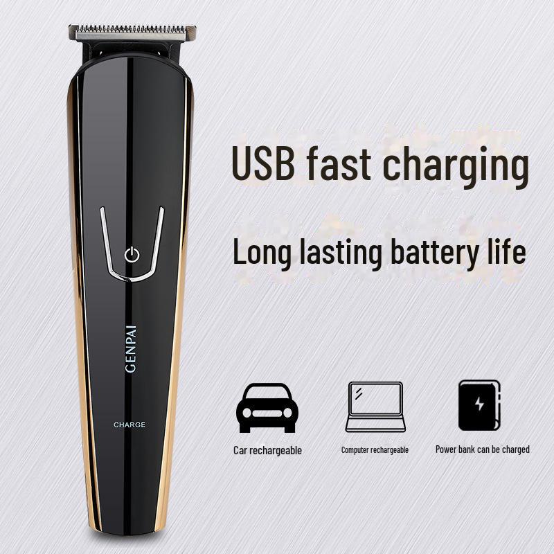 USB Rechargeable Men's Electric Hair Clipper: Multi-Function for Hair, Beard, and Nose Trimming