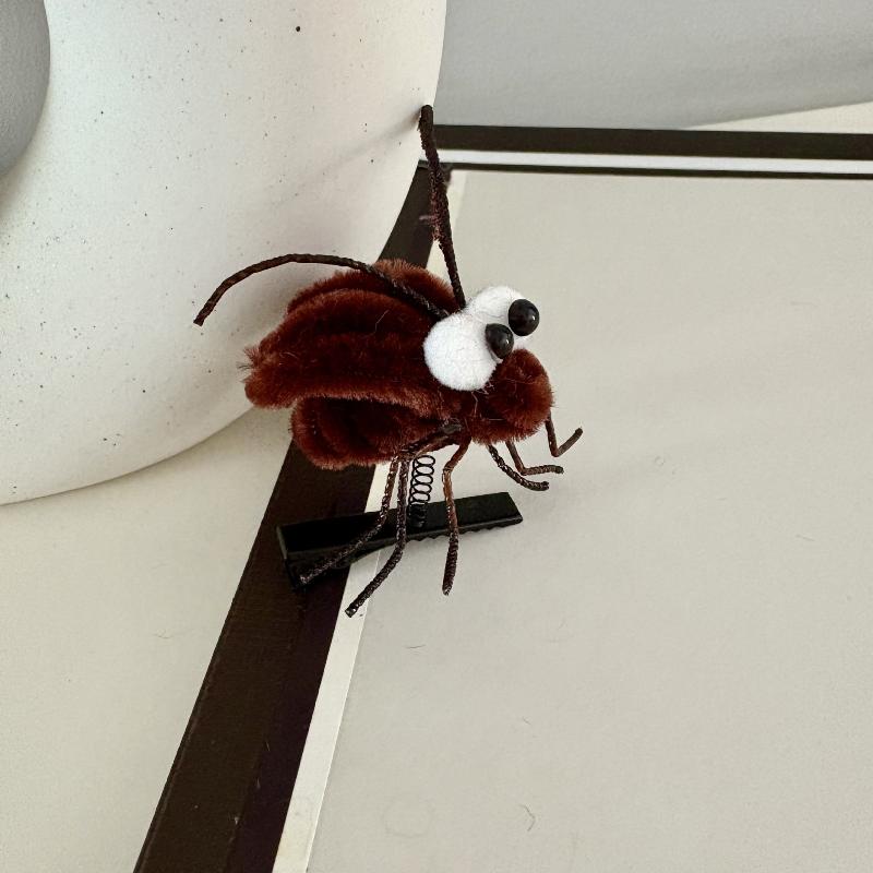 Очаровательная заколка для волос с насекомым; Заколка для волос «Комар» плюшевая игрушка; Детский юмористический реквизит; Декор для девочек и фотоаксессуар