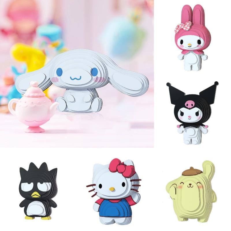 Милый мультяшный 3D бумажный пазл Sanrio для детей, оптовая продажа