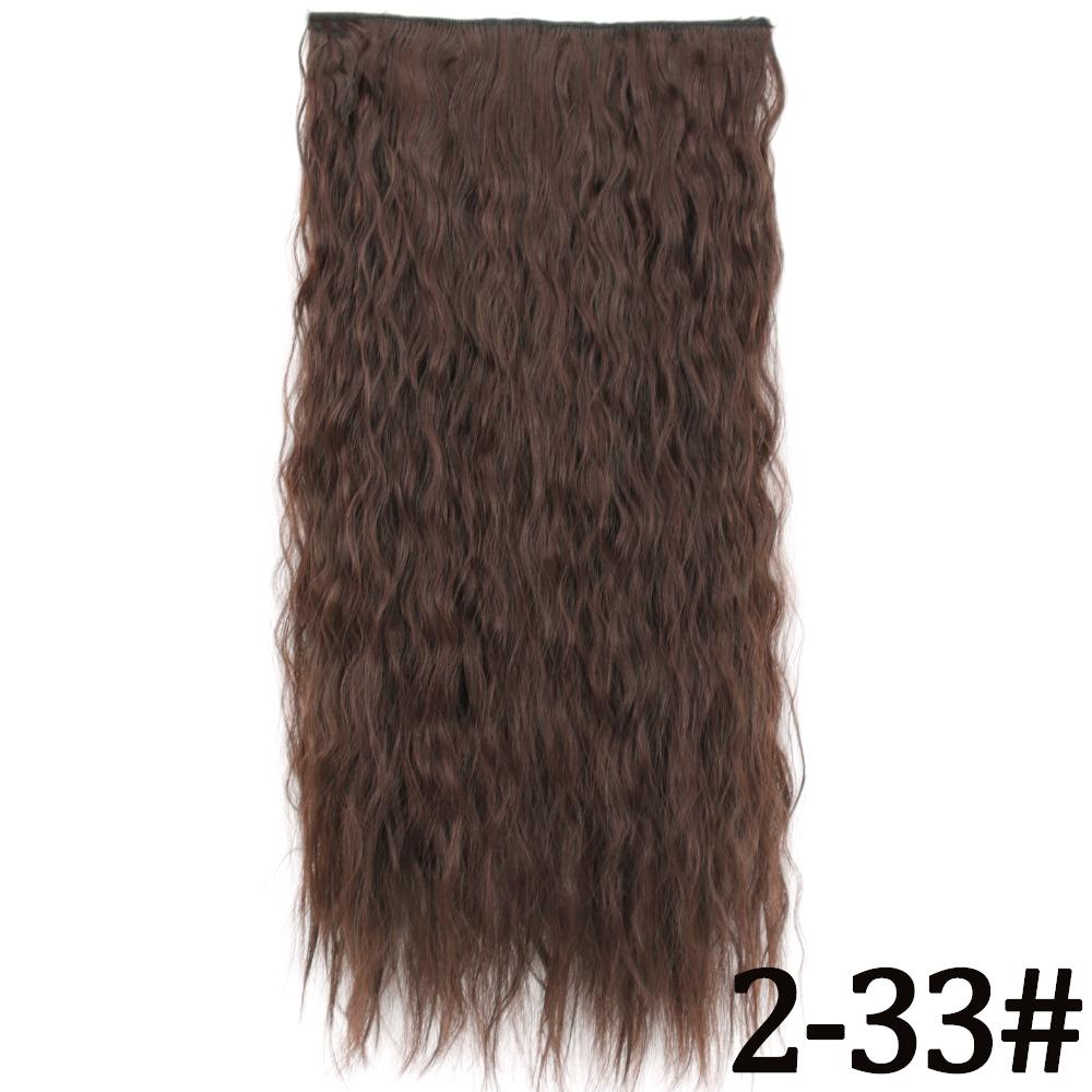 MERISIHAIR Длинные волнистые синтетические волокна 22 дюйма 5 зажимов для наращивания волос Волнистые прямые волосы Черный Коричневый Блондинка Повседневная одежда