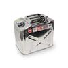 Meltec SK-675 20L Portable Gasoline Can, Fire Service Law Compliant, KHK Stainless Steel, 0.8mm Thick Steel Plate