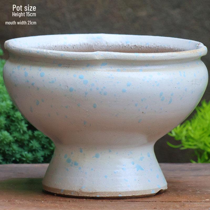 Специальное предложение: Высокий ретро-керамический цветочный горшок для суккулентов или зеленого редиса